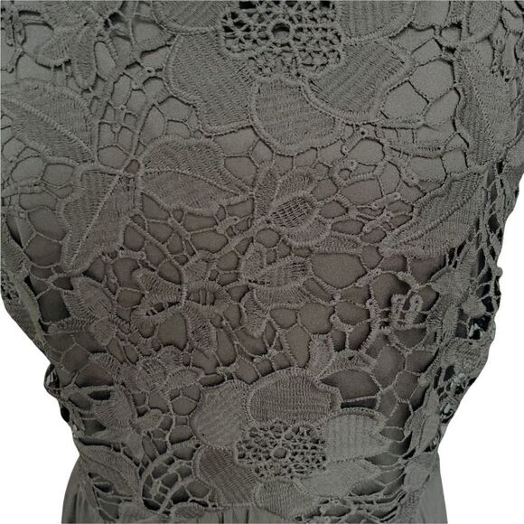 NWT Label any 5 Twelve Black Lace Sleeveless Dress Size 12 - Picture 4 of 7
